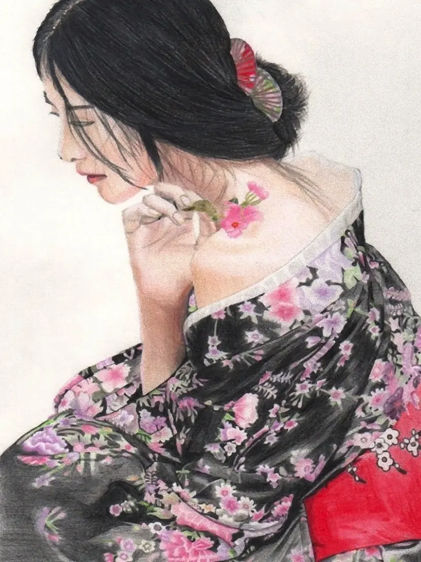 kimono woman #2 by 今井敦
