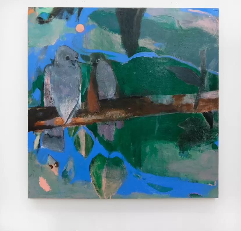The Birds and the Night View by Hinako Matsuoka