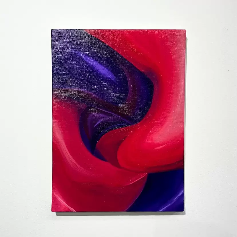 Dispersed Balloon - Red & Purple by WAKANA