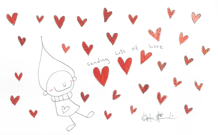 SENDING LOTS OF LOVE