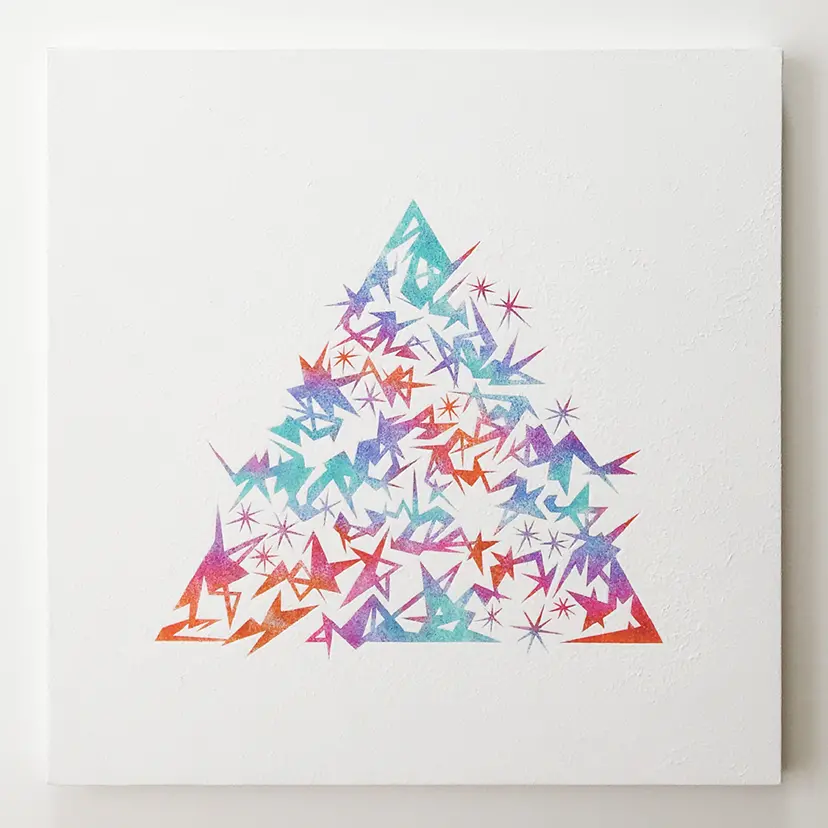 スターダスト・カモフラージュ006 △ | Stardust Camouflage 006 Triangles by おれちょ本多