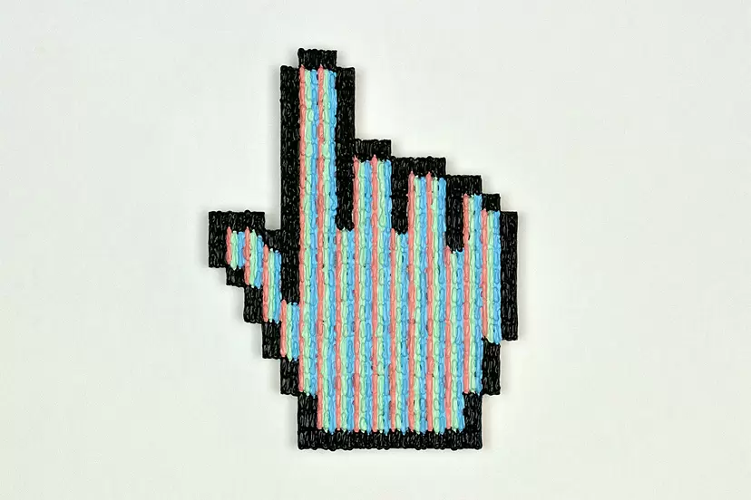 hand cursor WIN95 by 香月恵介