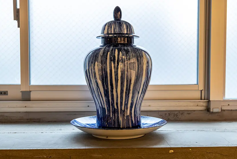 Osmosis #pot blue by Akira Fujimoto