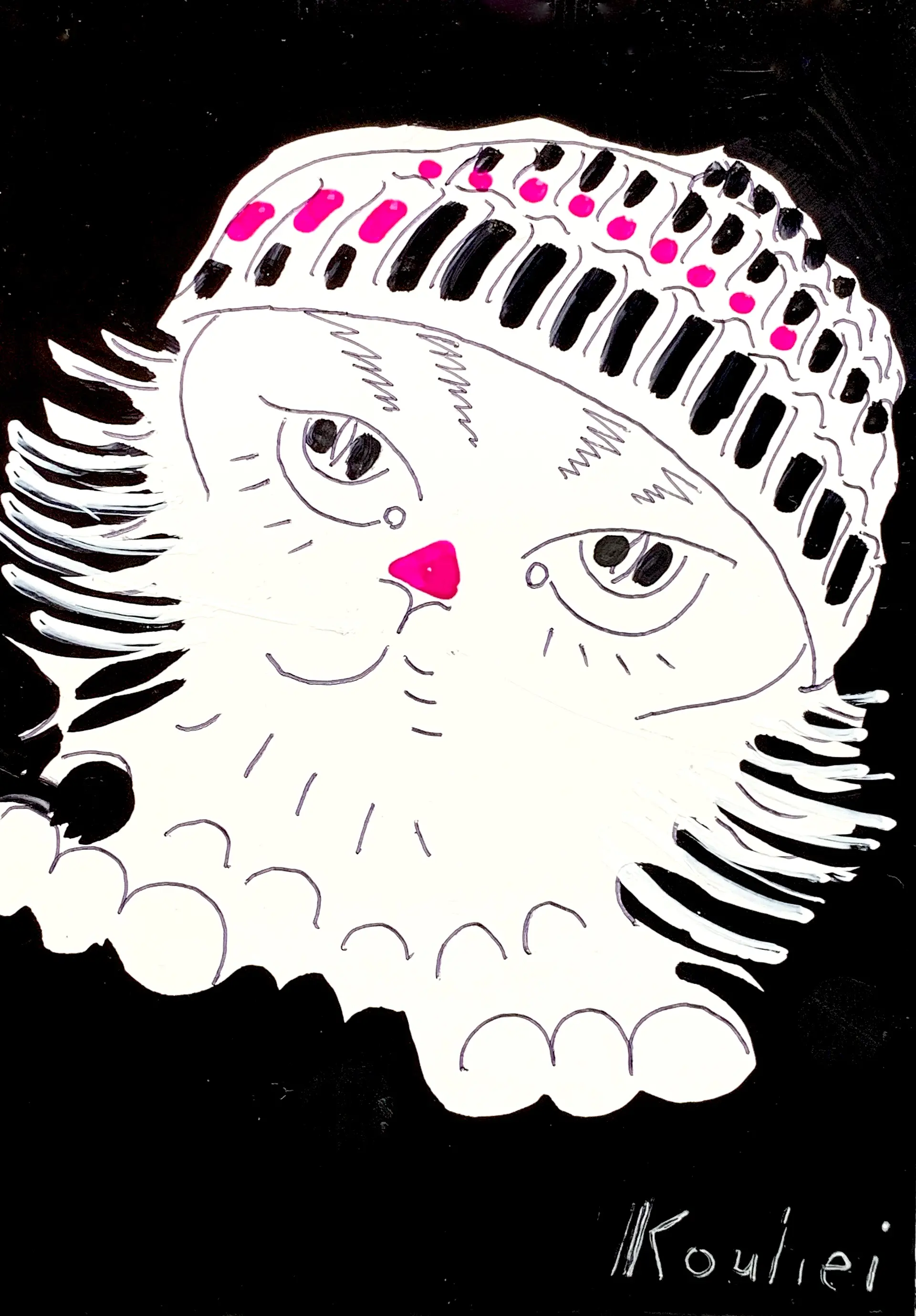 帽子ねこ