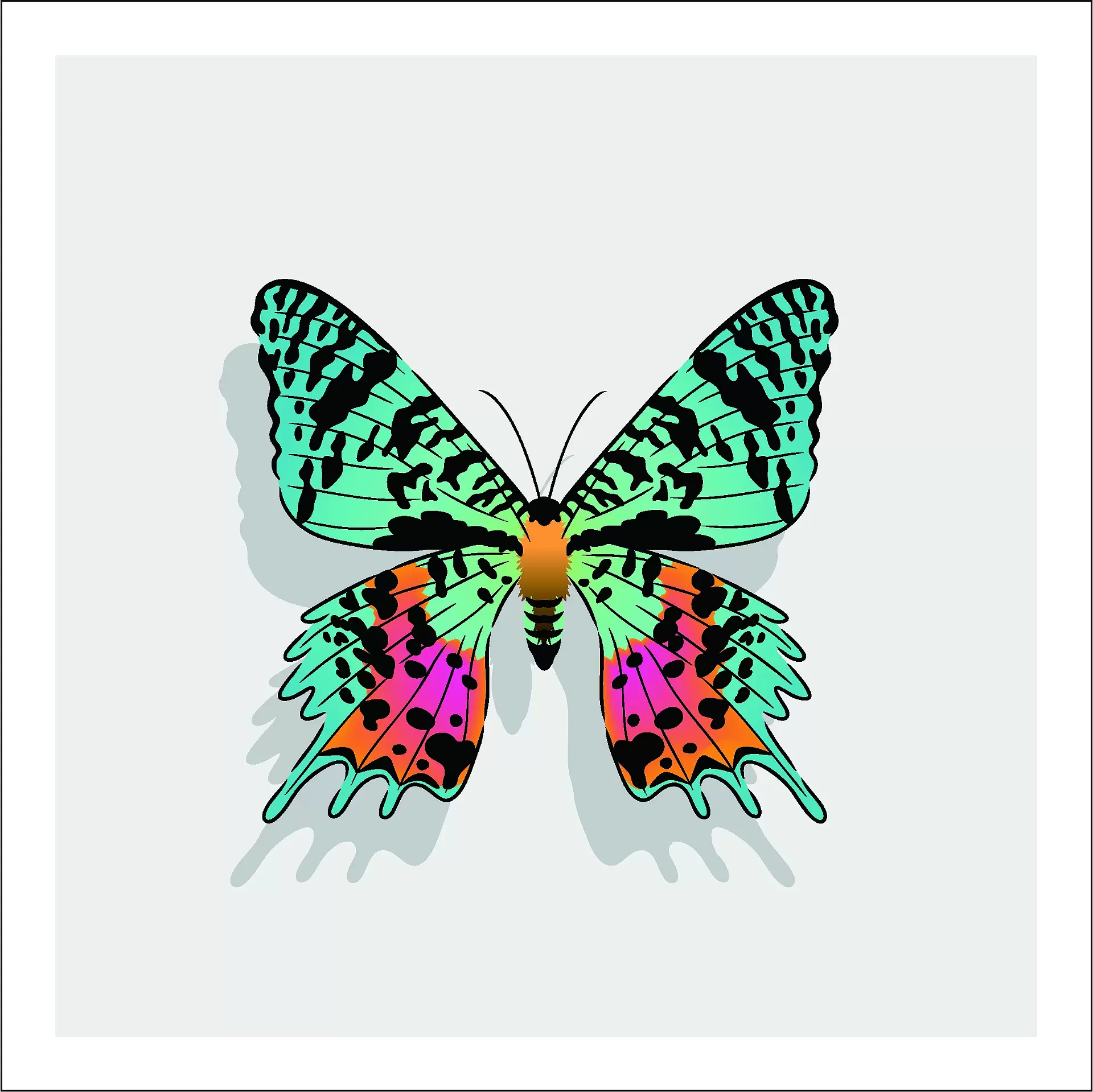 Chrysiridia #1 by GIRUVI | 現代アートの販売・通販 | ArtSticker