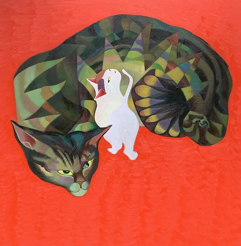 現代アート 山口聡一　直筆サイン『見たい夢は選べない』アクリル絵具 0718K SOICHI YAMAGUCHI – ARTRANDOM