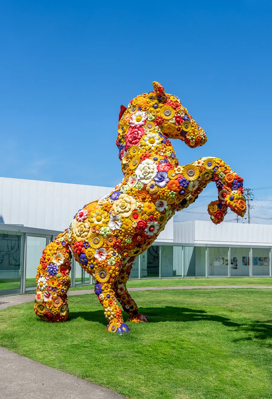 九頭の馬 アートオブジェ GMIH98A○九頭馬 馬の置物 縁起物 中国美術 木彫り風 樹脂製