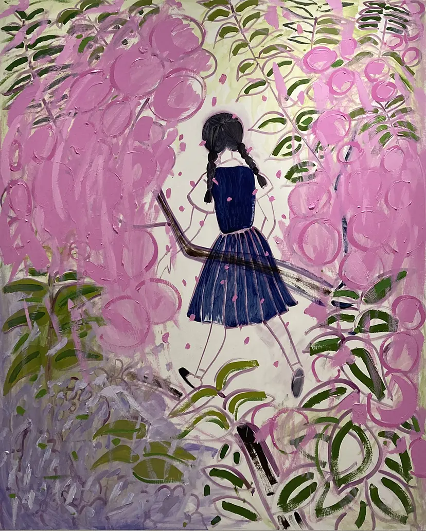 旅立つ人 by 安達裕美佳
