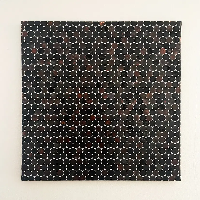 Metal painting / color series black #1 by 寺嶋孝佳