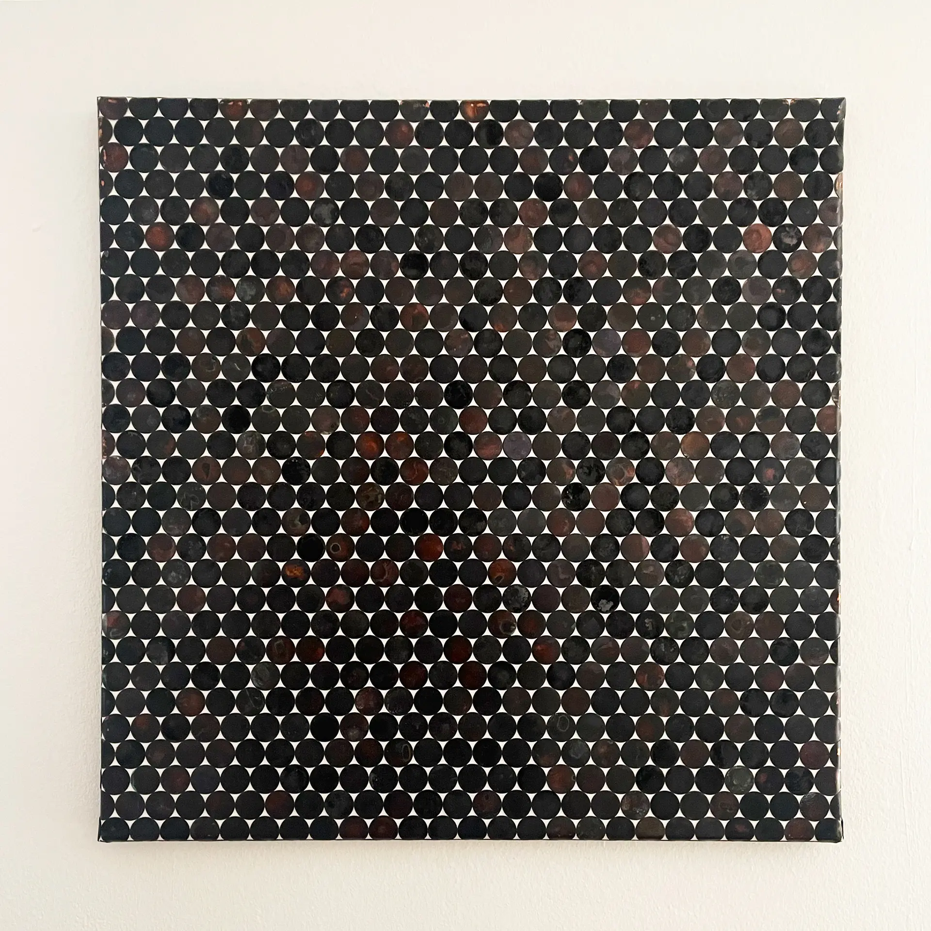 Metal painting / color series black #1