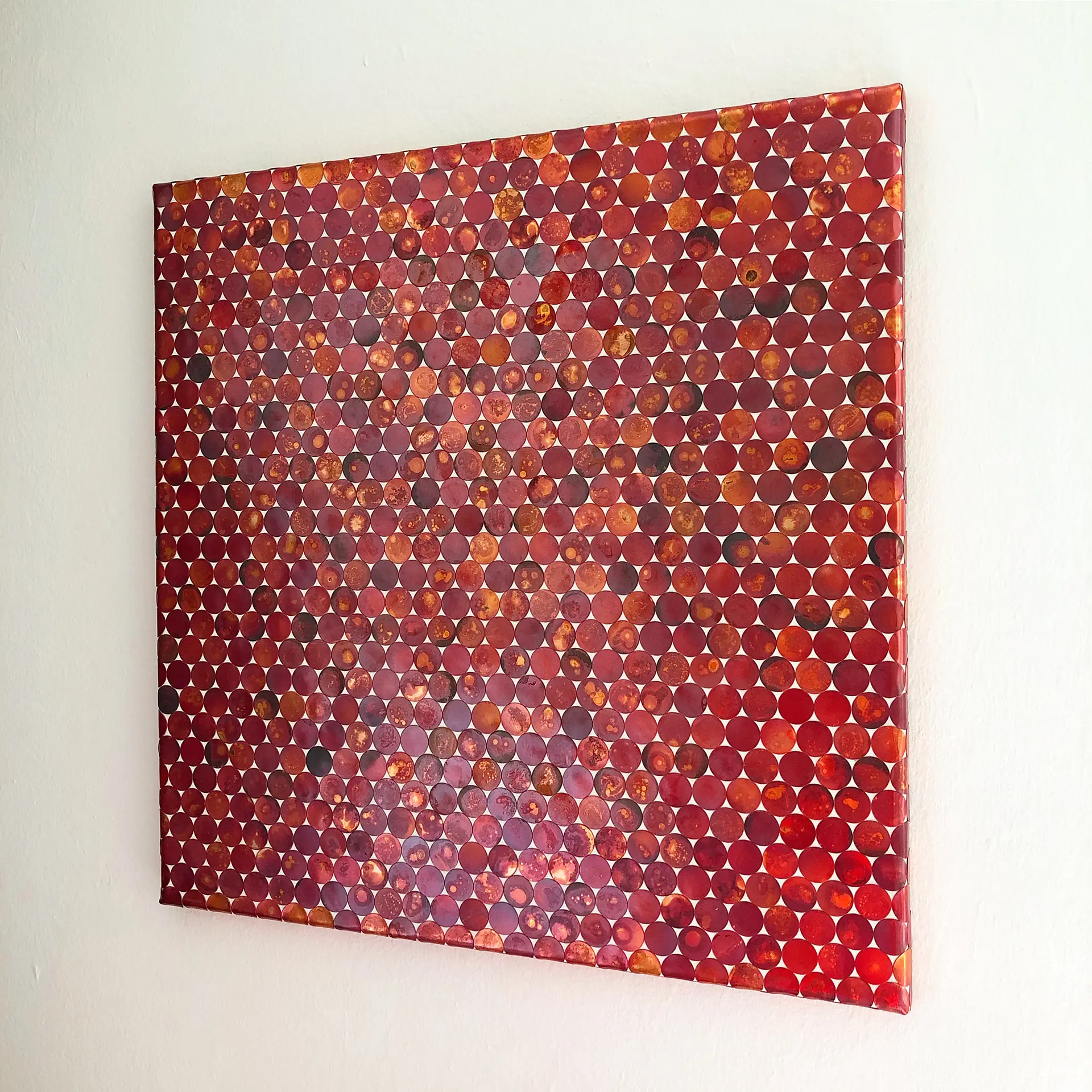 Metal painting / color series red #1