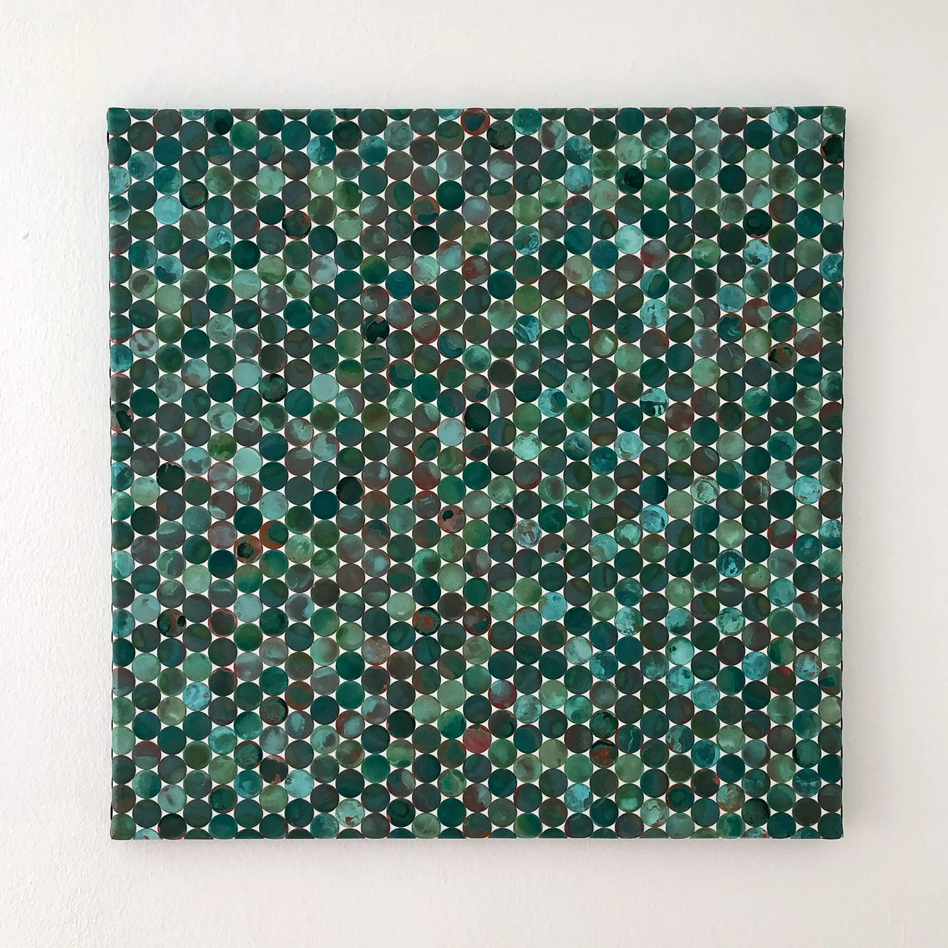 Metal painting / color series green #1
