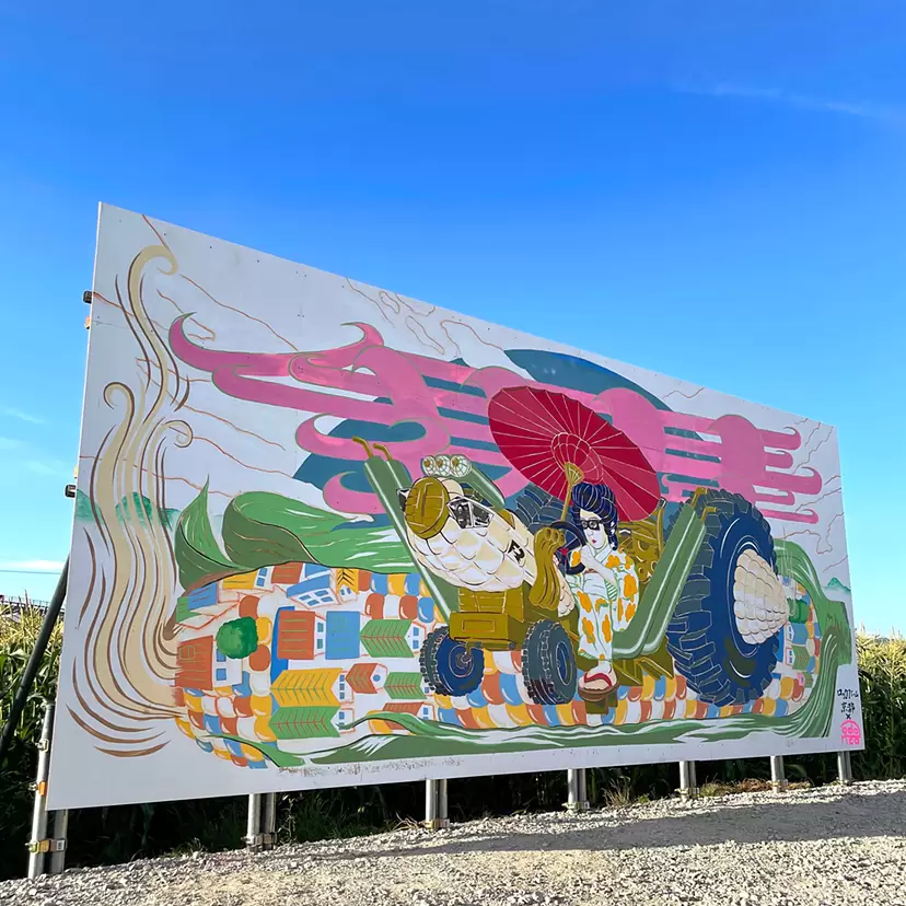 ロックファーム京都にてライブペイント by odorico