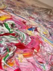 Abstract Bouquet 260126 (Pearl White x Red)