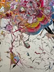 Abstract Bouquet 260126 (Pearl White x Red)