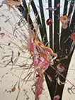 Abstract Bouquet 260126 (Pearl White x Red)