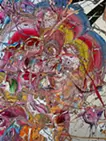 Abstract Bouquet 260126 (Pearl White x Red)