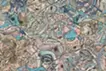 Abstract Bouquet 250205 (Pastel Pink Gradation x Sax Blue)
