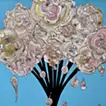 Abstract Bouquet 260219 (Sky Blue x Pastel Pink)