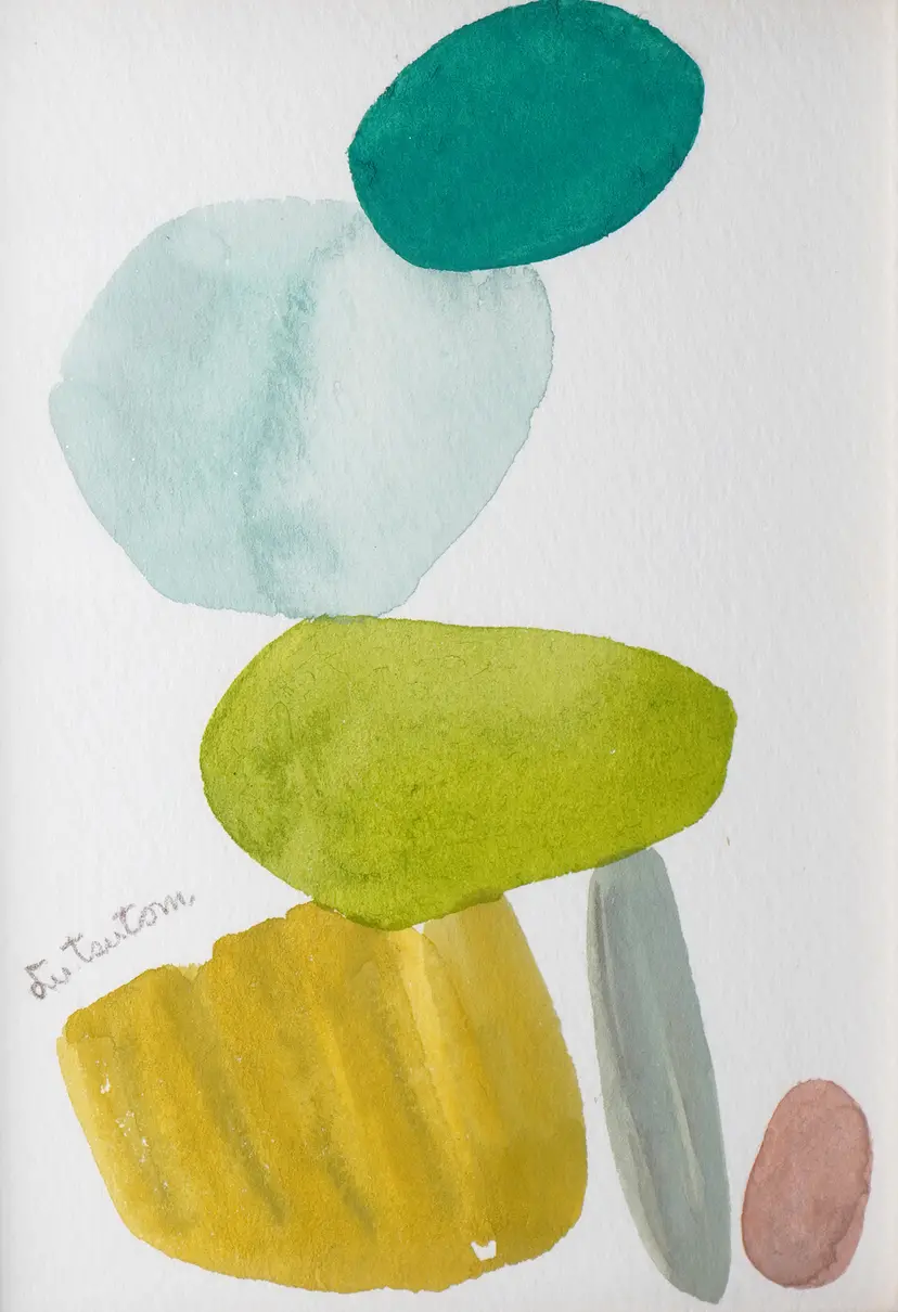 One Small One / 191126-3 no.0003 / ”石の笛03 -Stone whistle-”  by Fujishima TOM