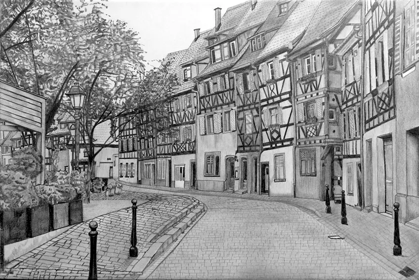 Town Scape of Colmar #2 by Imai Atsushi