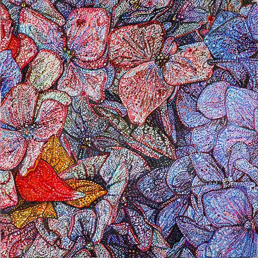 Hydrangea blooms couleur d’ automne by 横尾美美