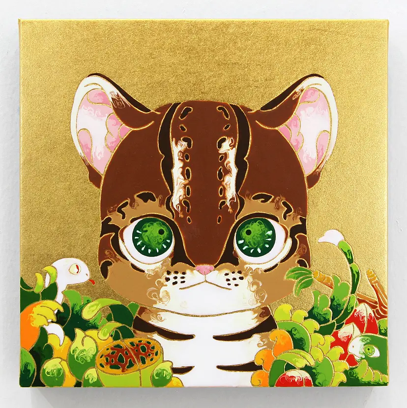 (Felidea) Ocelot by 住吉 明子
