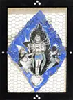 Fragment of mural (blue)