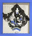Fragment of mural (black)