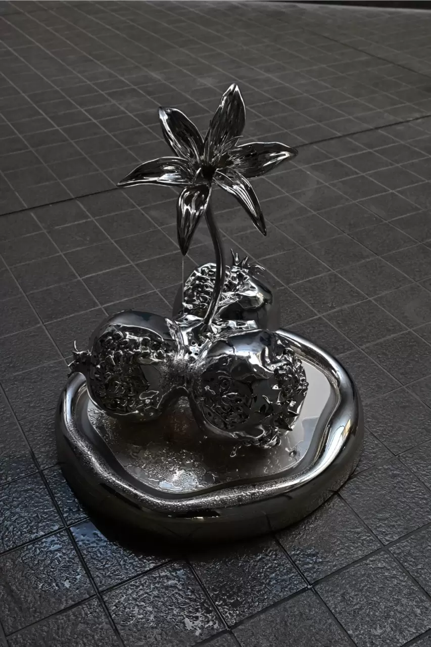 The black goat, Madonna of the Pomegranate 