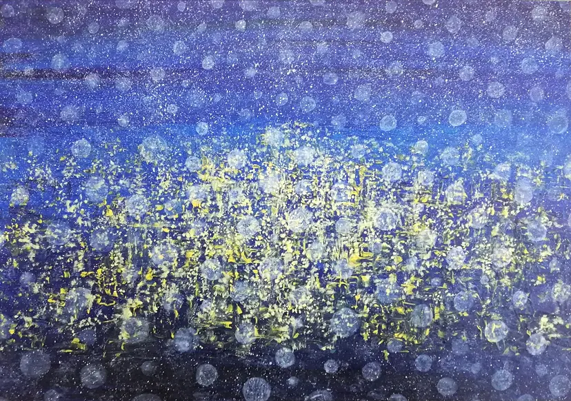 雪の夜、光の町で by Takao Michi