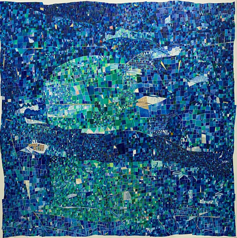 あの日へ繋がる青の風景 by 渡辺愛子 | 現代アートの販売・通販 | ArtSticker