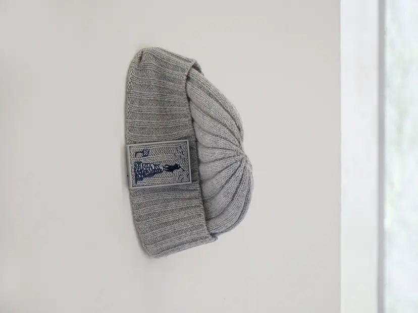 PLUS_POLO RALPH LAUREN_gray kint cap by 久村 卓