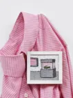 PLUS_LACOSTE_pink gingham check
