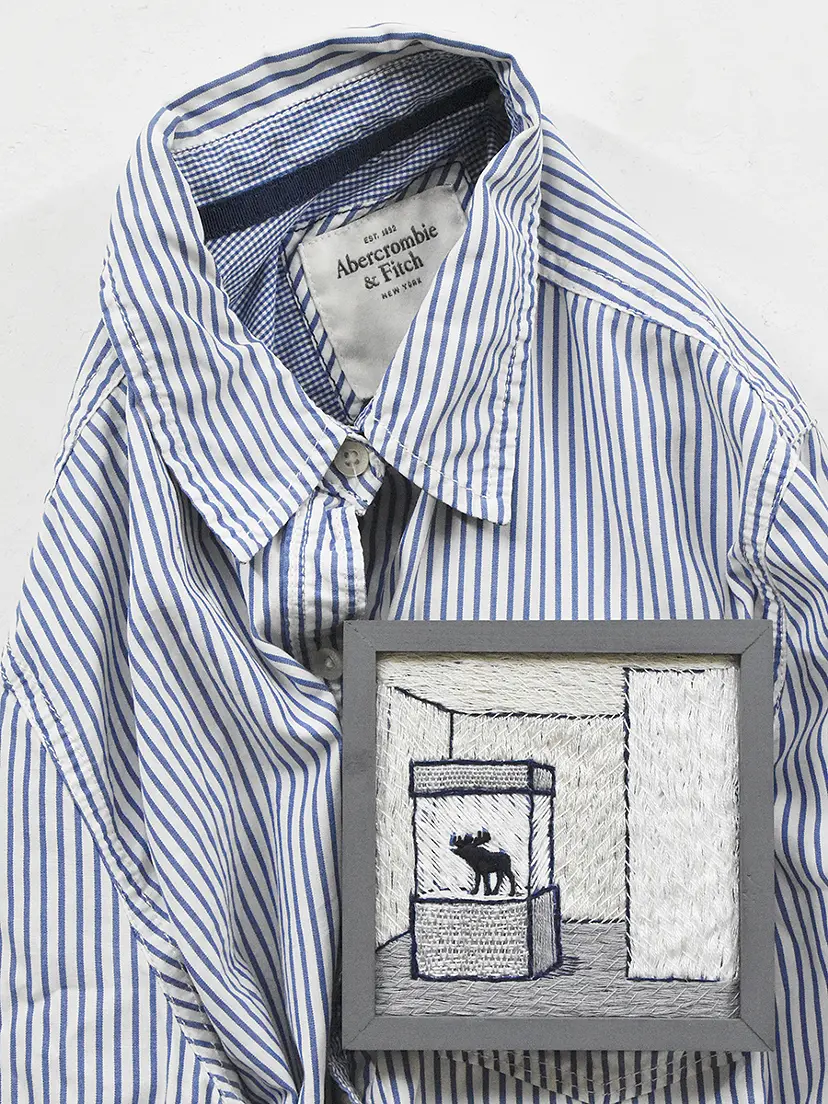 PLUS_Abercrombie & Fitch_blue stripe by 久村卓