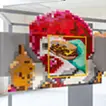 What you see behind the burgers.