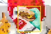 What you see behind the burgers.
