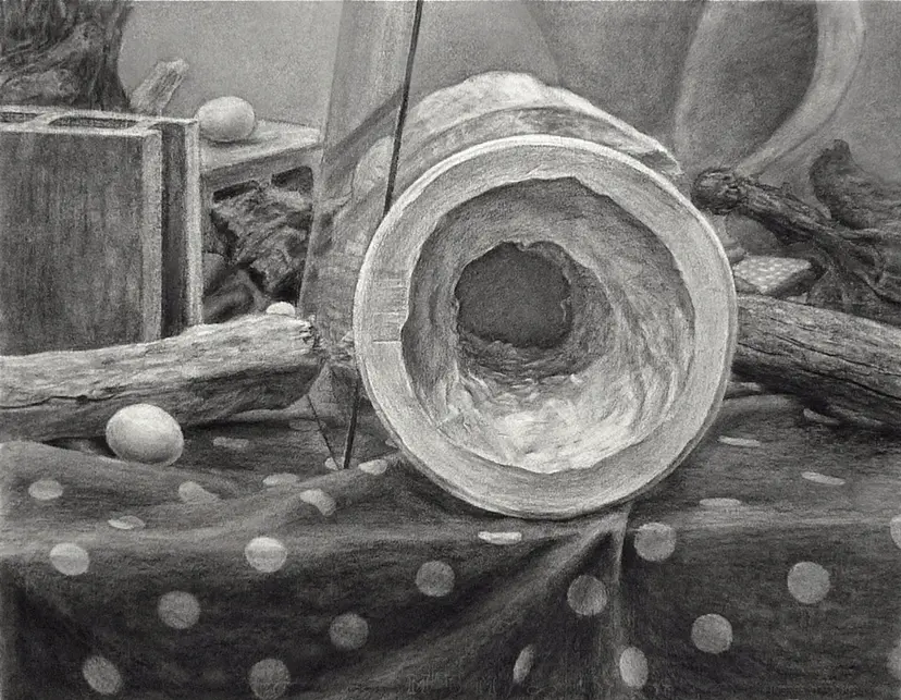 石膏像の底　Bottom of Plaster figure by 吉村　仁