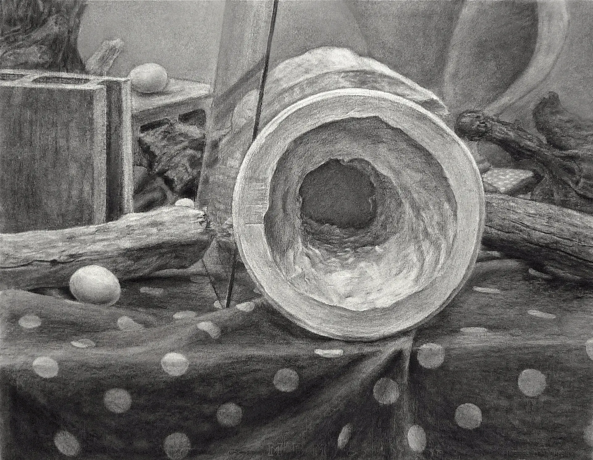 石膏像の底 Bottom of Plaster figure by 吉村 仁 | 現代アートの販売 