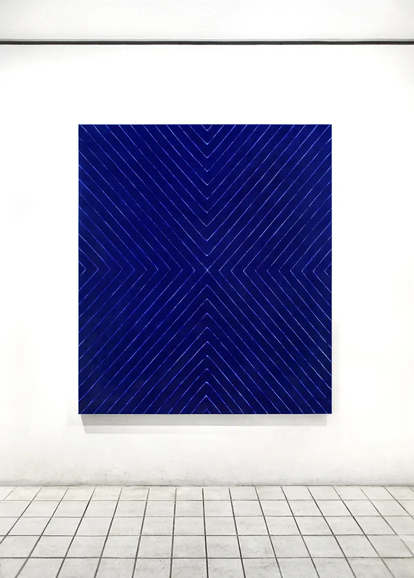 青い縞模様 Blue Stripe by 吉村　仁
