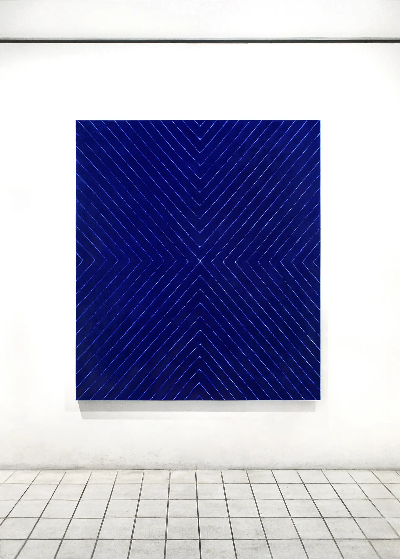 青い縞模様 Blue Stripe
