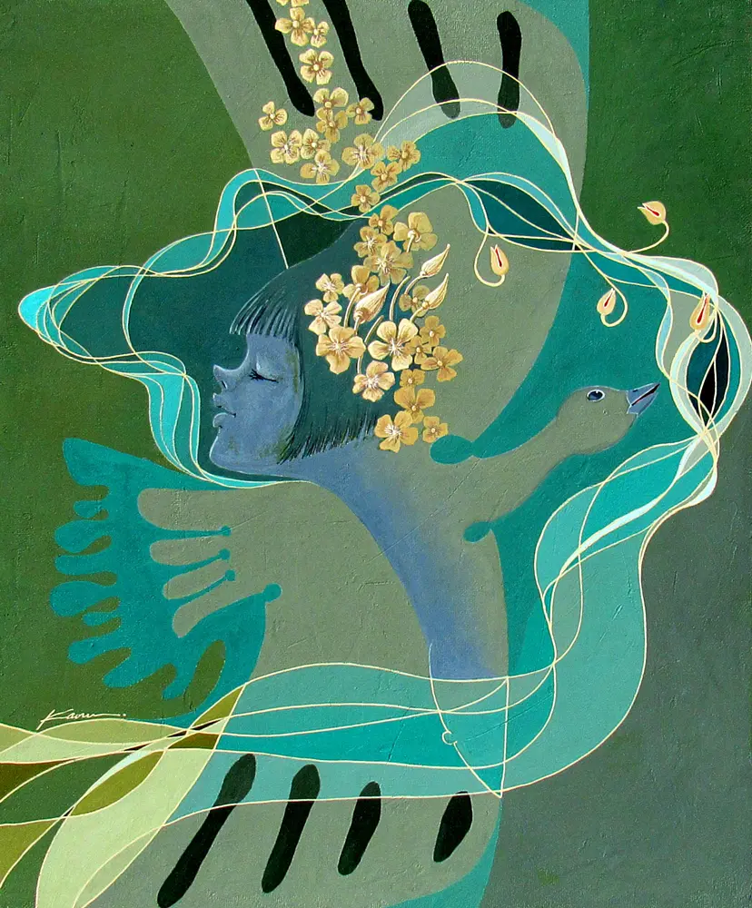 野辺の花 by 若林薫 Kaoru Wakabayashi