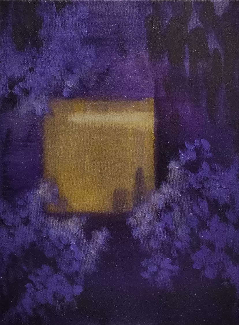 Purple Window 1 by 新垣 美奈