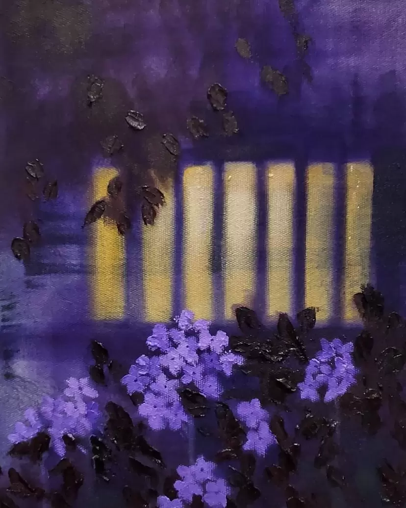 Purple Window 3 by 新垣 美奈