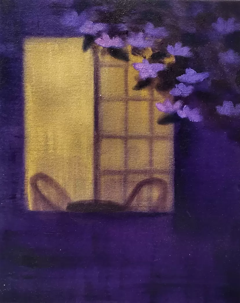 Purple Window 5 by 新垣 美奈