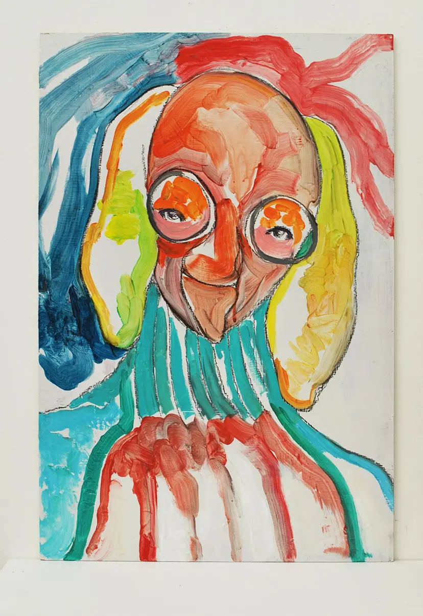 【F8号】宇宙人たちの絵【現代アート】 F8号】宇宙人たちの絵【現代アート】 （作品一覧 注目の作品