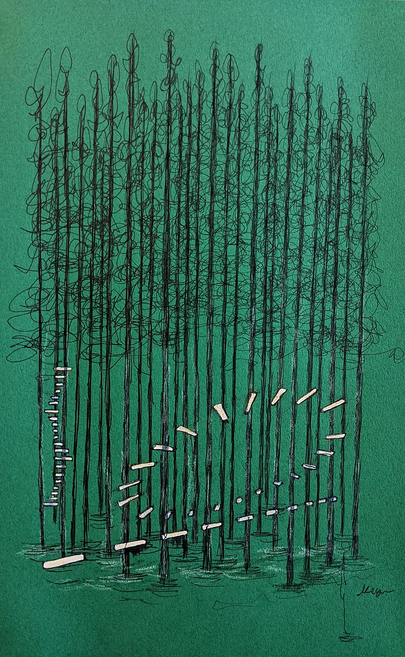 MIND TRAIL 2021のためのドローイング_3 by 金子未弥