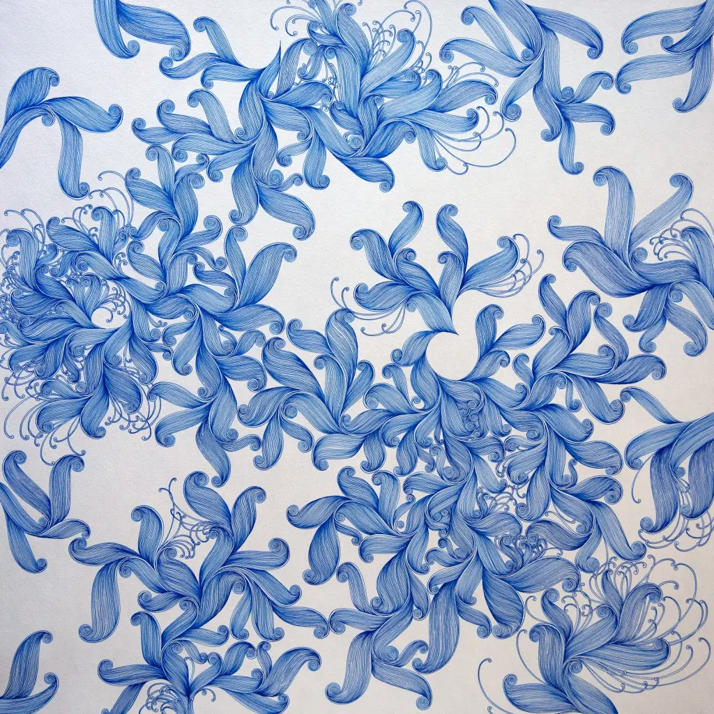 Blue spiral