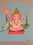 タイのお寺とピンクガネーシャとネコ