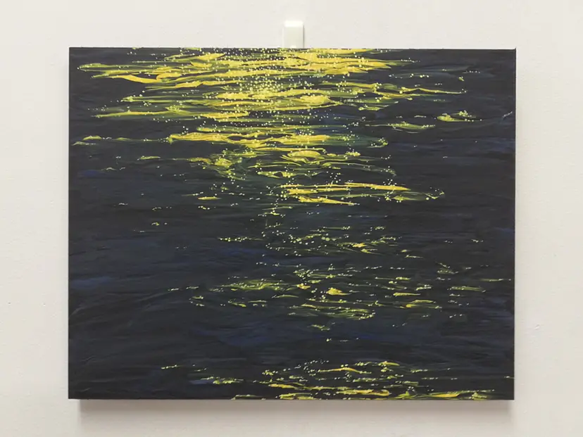 Under water dark moon by Takao Michi